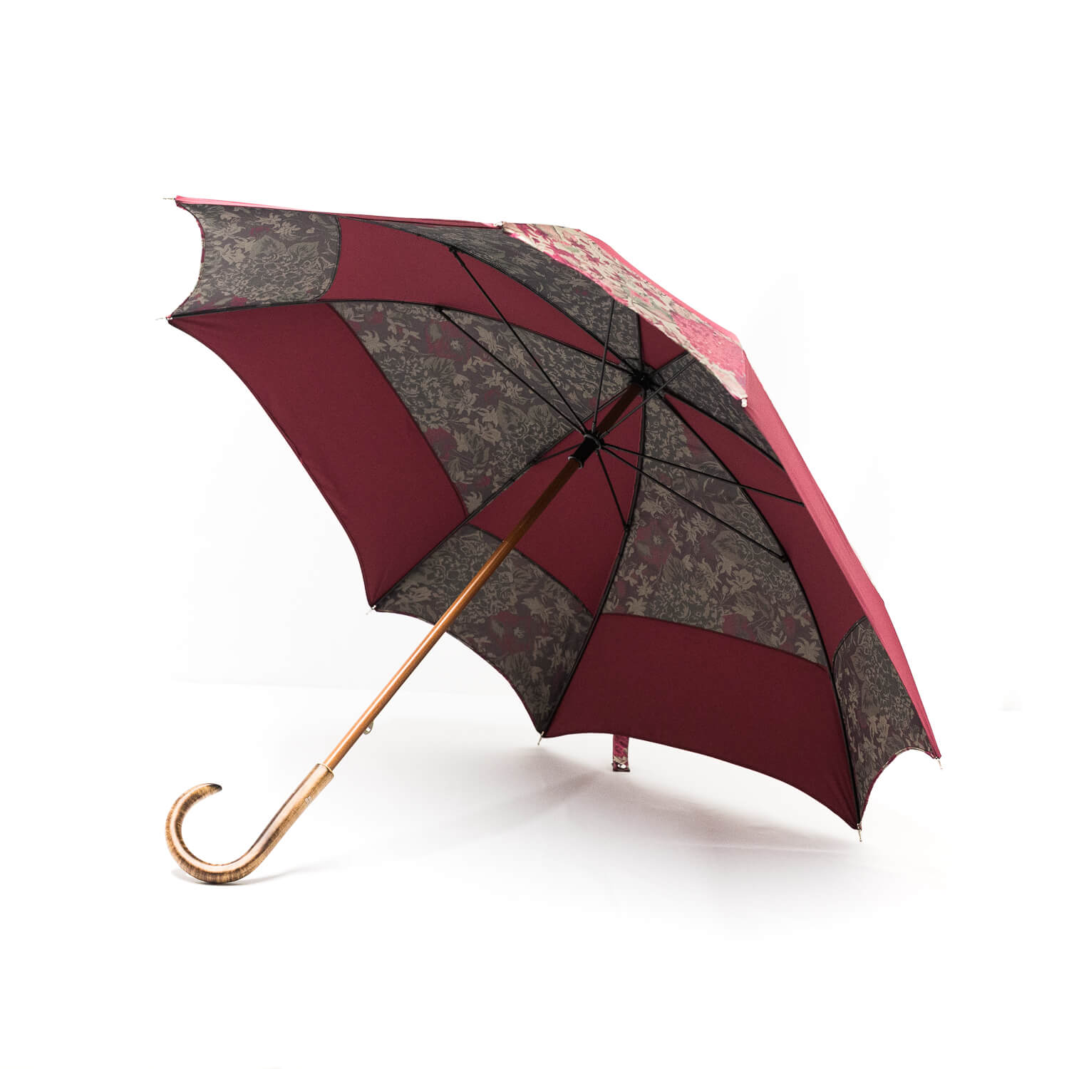 Parapluie carré hortensia