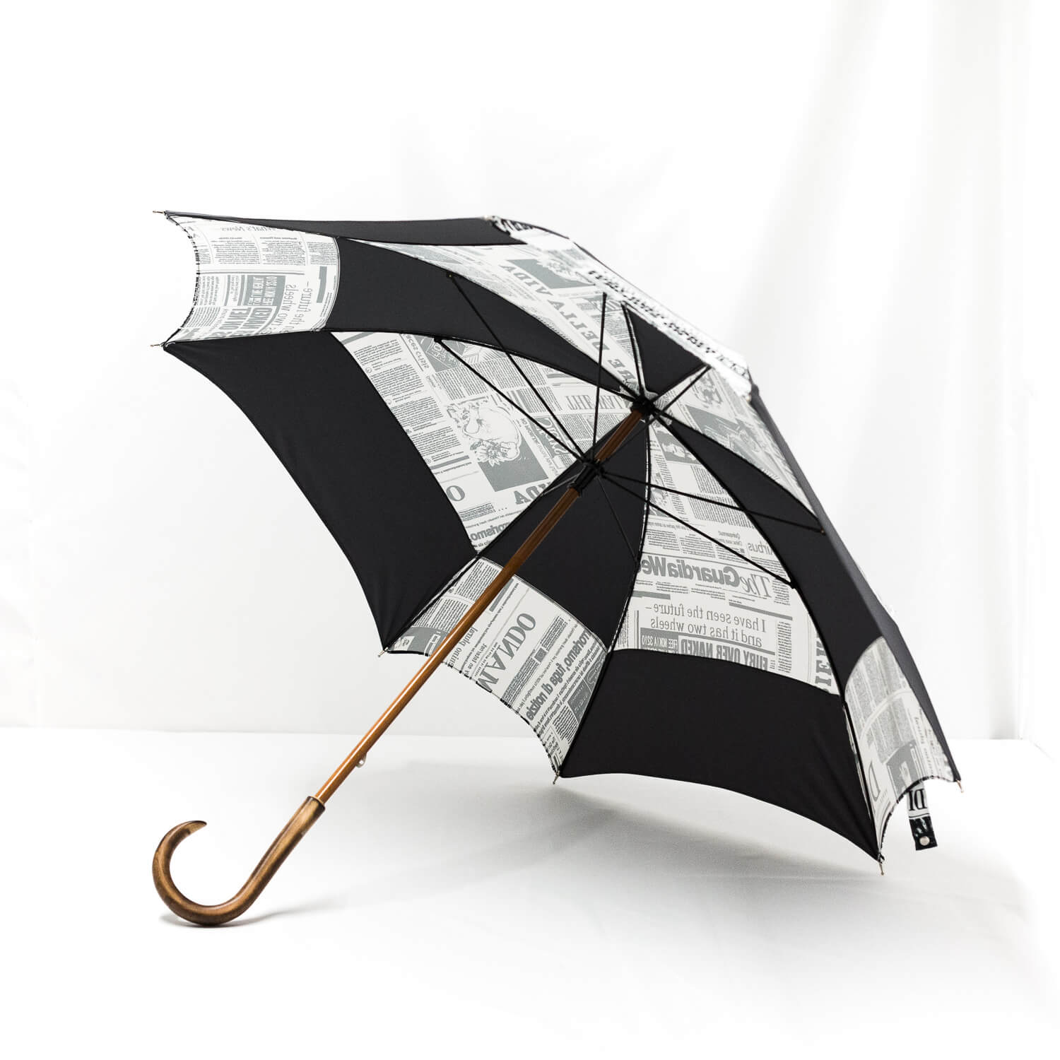 Parapluie carré journal gris