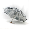 Parapluie pliant femme imprimé journal