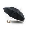 Parapluie chic pliant homme tissé petits carreaux gris