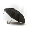 Parapluie pliant homme tissé jean gris