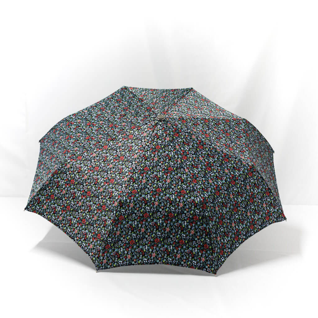 Parapluie pliant imprimé liberty bleu