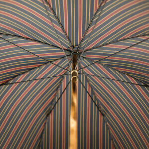 Parapluie anglais tissé rayures colorées