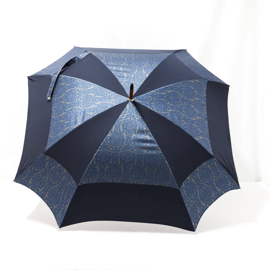 Parapluie carré Baroque bleu